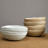 Mt. Washington Pottery Home Kitchen Dishware Eggshell Morning Bowl in Naked White Naked/White / 7" W X 2.5" H