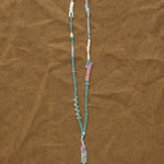 Flat Fara Necklace in Teal