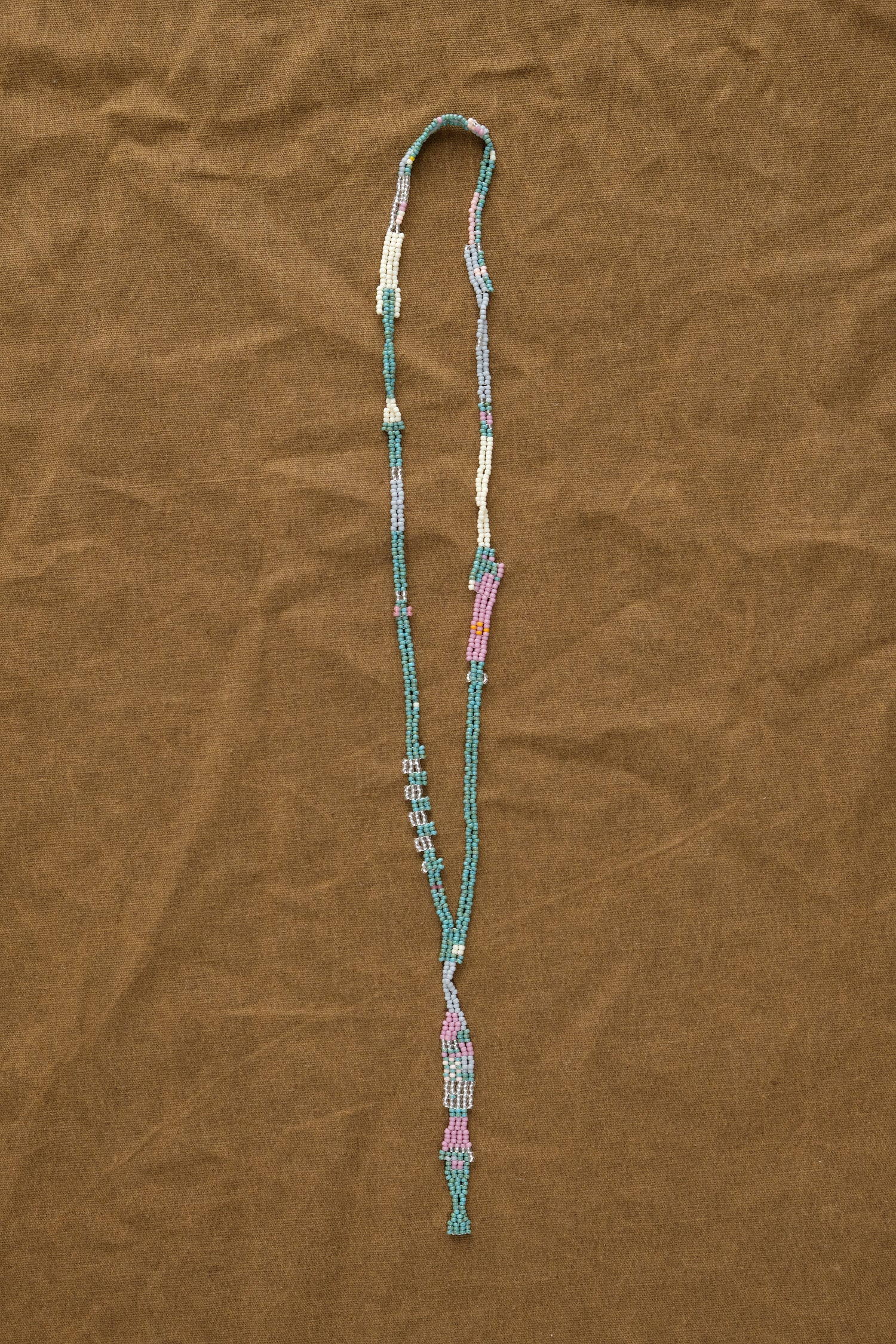 Flat Fara Necklace in Teal