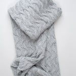 Trenza Throw in Silver