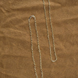Stephanie Windsor Jewelry Necklaces 100mm Long Oval Link Chain 14K Yellow Gold / 18" Chain