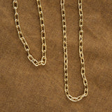 Stephanie Windsor Jewelry Necklaces 100mm Long Oval Link Chain 14K Yellow Gold / 18" Chain