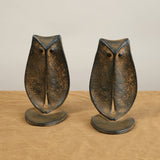 Tadahiro Baba Home Objects Owl Bookends Iron / 6.75" H