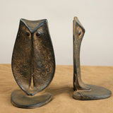 Tadahiro Baba Home Objects Owl Bookends Iron / 6.75" H