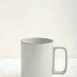 Hasami Porcelain 15oz Mug Gloss Gray