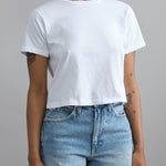 Front of Babe Tee in White