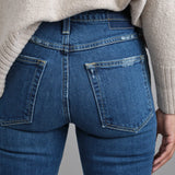 Amo Denim Apparel Womens Denim Chloe Crop Pant in Affection