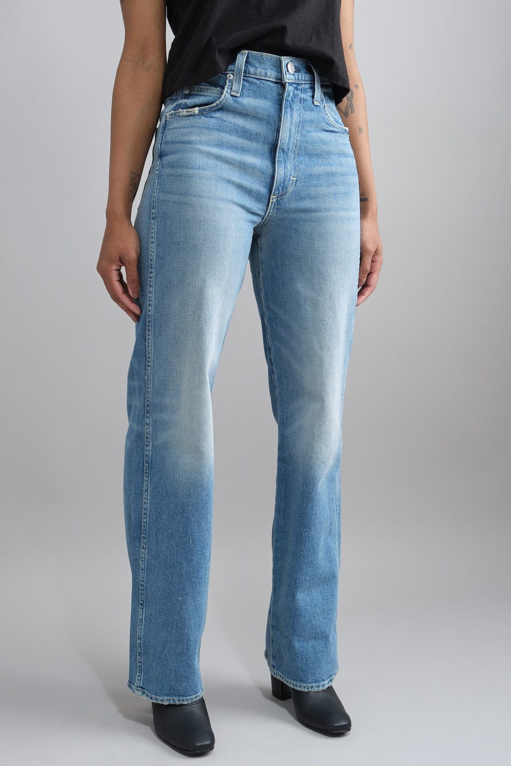 Front of Tricia Wide Straight Pant