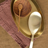 Be Home Home Kitchen Serving Teak Wavy Bowl Teak / 3" D X 1.25" H