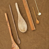 Be Home Home Kitchen Utensils Gold Thin Spoon Gold / 5"