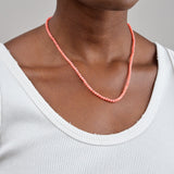 Beatrice Valenzuela Jewelry Necklaces Pink Bamboo Coral Necklace Pink Bamboo Coral / 18" Chain