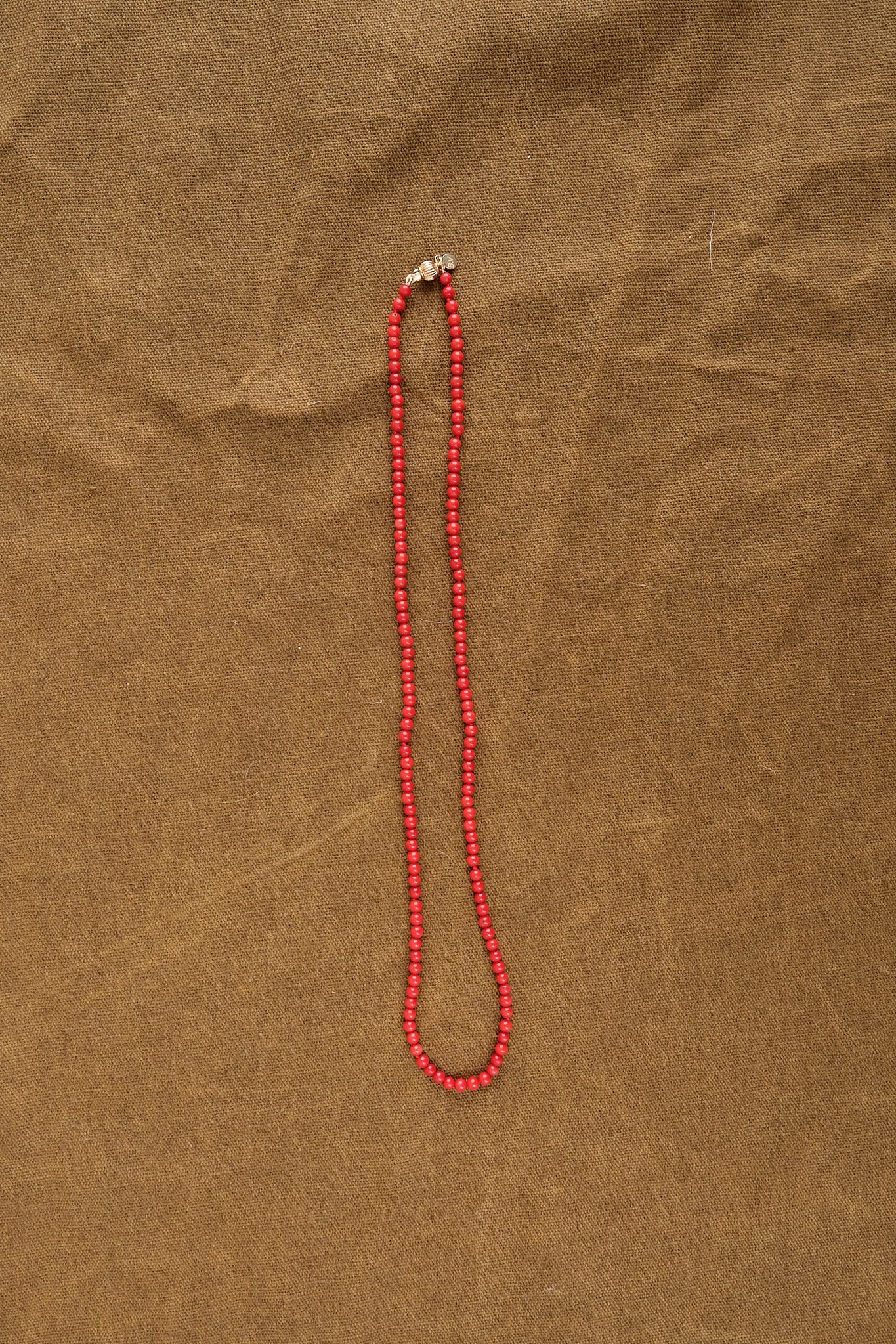 Red Bamboo Coral Necklace Beatrice Valenzuela 