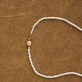 Beatrice Valenzuela made in LA Rice Pearl Gold Necklace