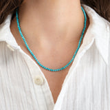 Beatrice Valenzuela Jewelry Necklaces Turquoise Necklace Turquoise / 18" Chain