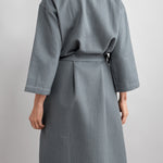 Back of Kathrine Kimono in Dark Grey