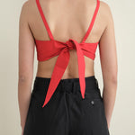 Back of Bra Top in Red