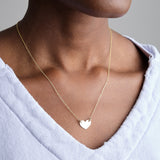 Carrie Hoffman heart necklace