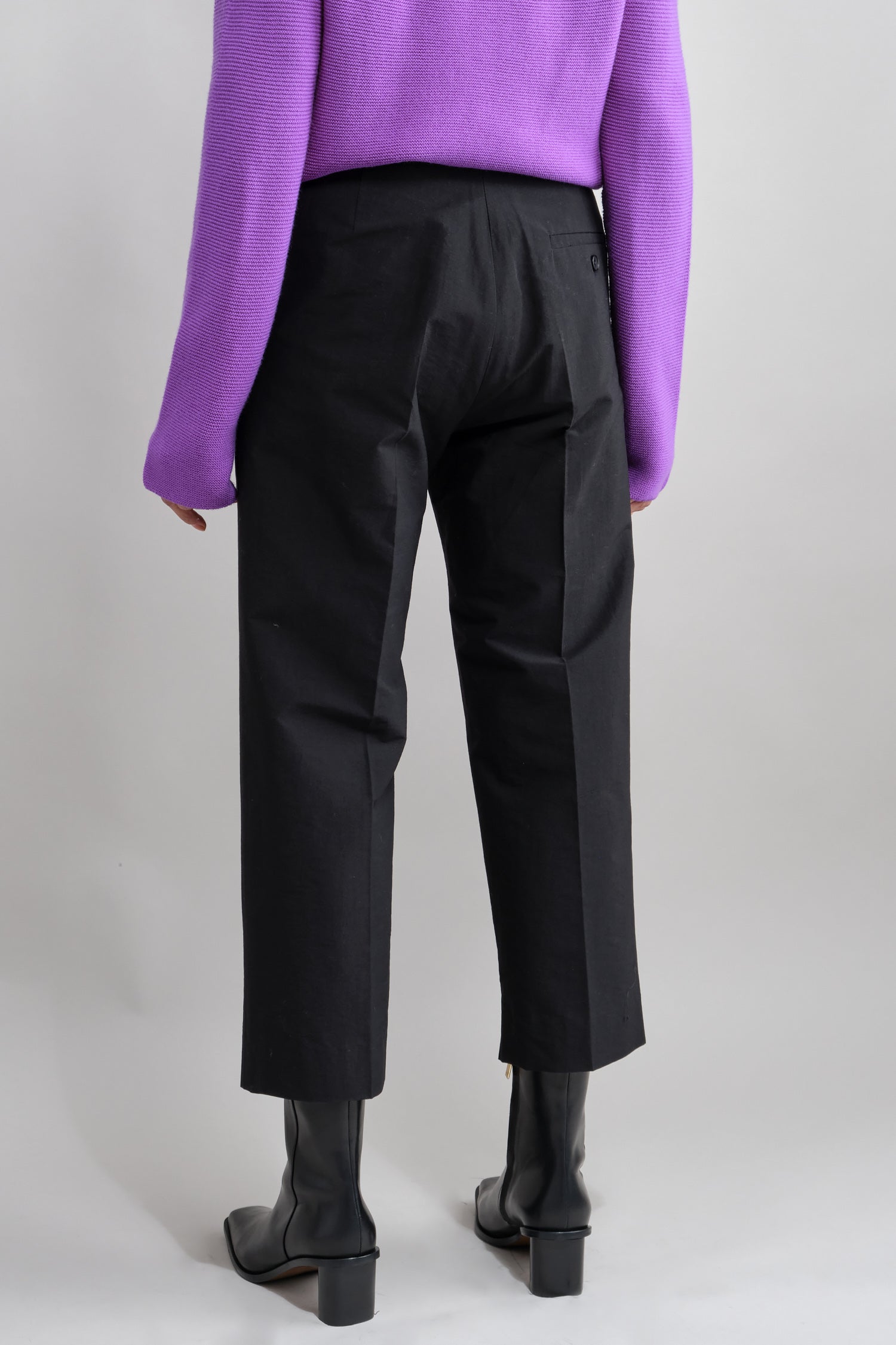 Back of Pali Tailored Straight Trousers