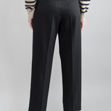 Black Pander Tailored Trousers by Christian Wijnants on Sale 