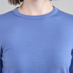 Neckline on Tad Long Sleeve Top in Anemome