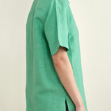 Christian Wijnants Sale Tarusi Short Sleeve Shirt in Jade