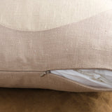 Correll Correll Home Pillows Gradient Circle Pillow with Ivory Ombre Circle Natural / 18" X 18"