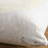 Correll Correll Home Pillows Velvet Circle Pillow in Ivory Ivory / 18" X 18"