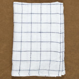 Creative Women Home Kitchen Towels Stone Washed Linen Tea Towel Windowpane / 18" X 26"
