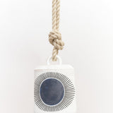 MQuan Art Ceramics Medium Wide Thrown Bell: New Eye Indigo New Eye: Indigo / 7" x 5.5"