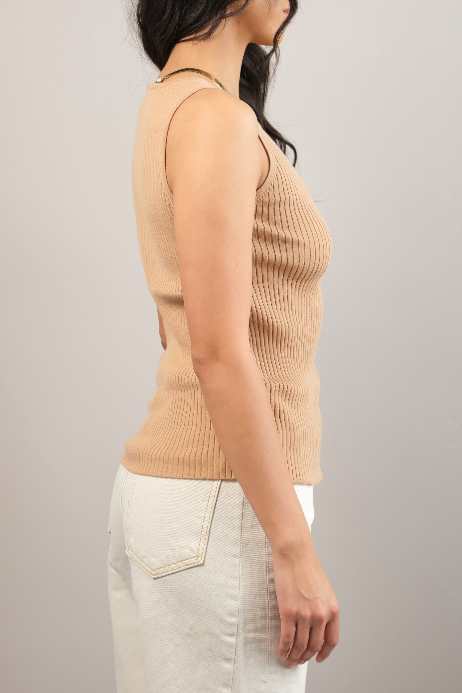 Side of Esme Top in Fawn