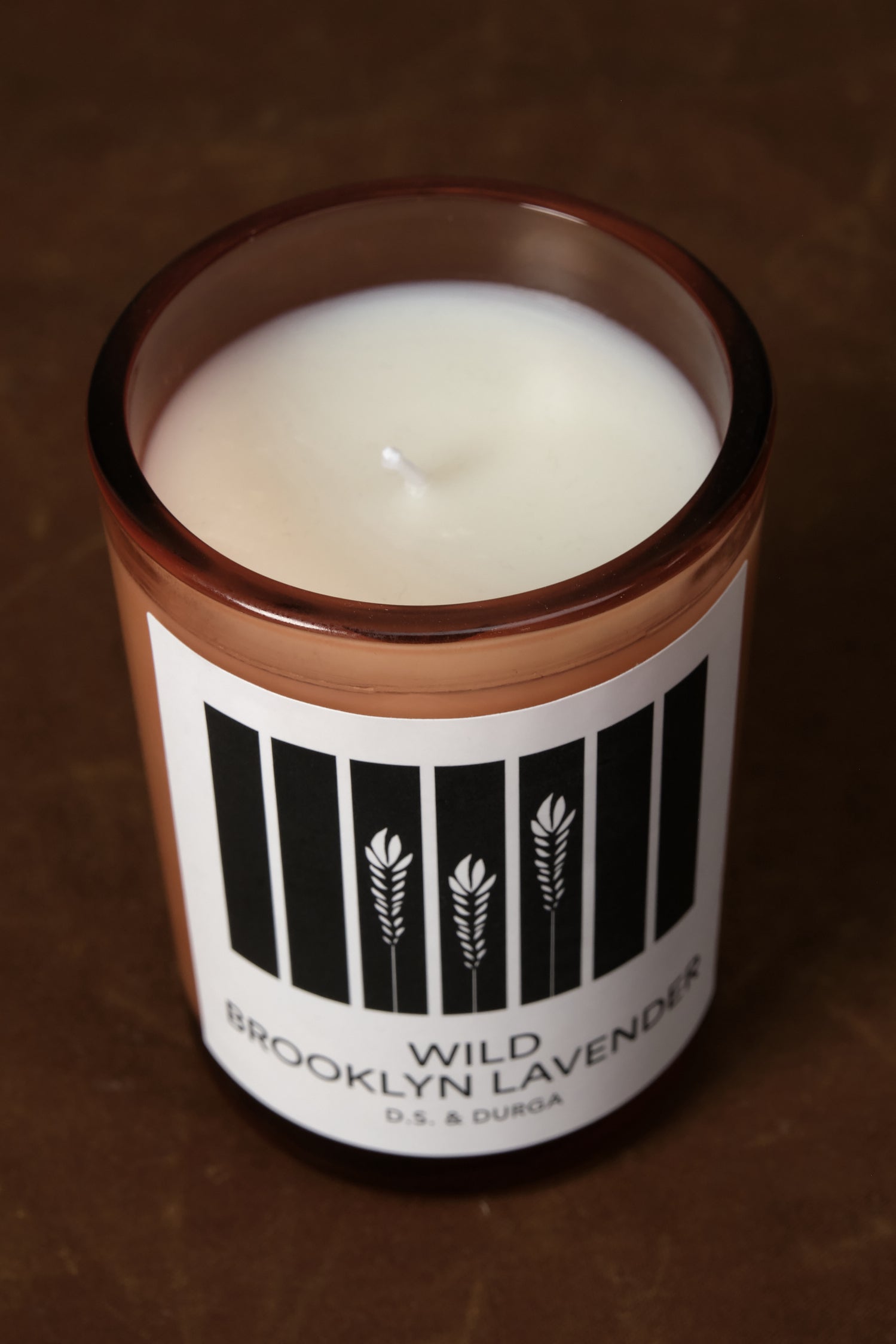 Lavender perfumed candle