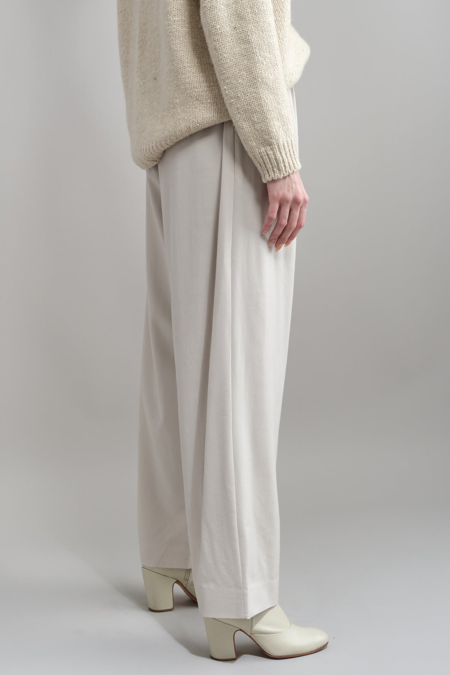 Wool Wide Pants