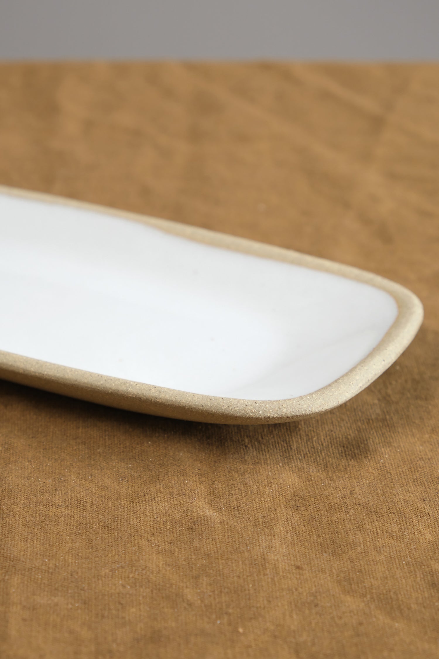 Edge of Small Rectangle Serving Tray