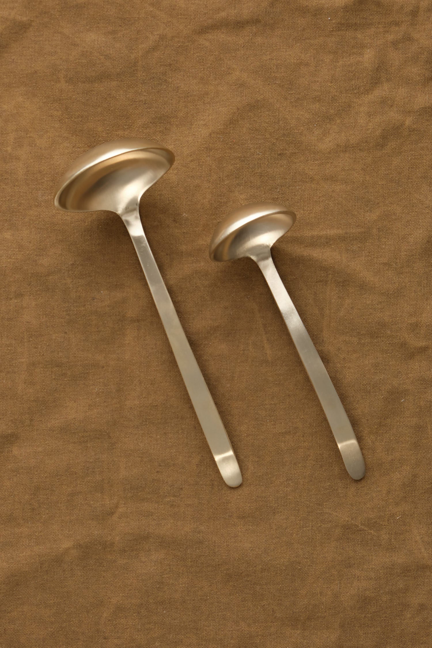 Side of Small Brass Ladle