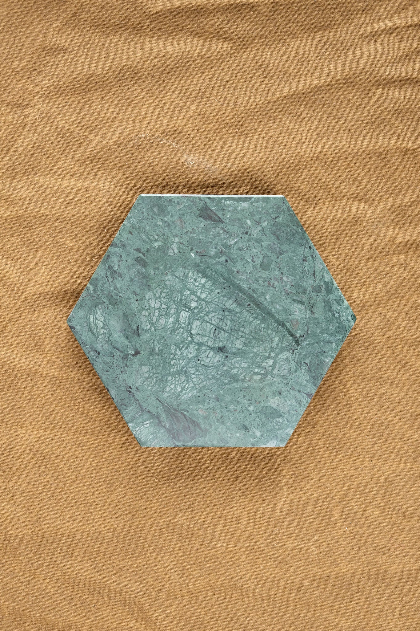 Fort Standard Hexagon Stone Trivet (2 colors) in green