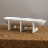 Fort Standard Art Ceramics Long Standing Bowl in Alpine Alpine / 15" W X 6" D X 4" H