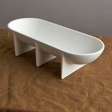Fort Standard Art Ceramics Long Standing Bowl in Alpine Alpine / 15" W X 6" D X 4" H
