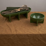 styled image of Fort Standard Small Standing Bowl in Moss