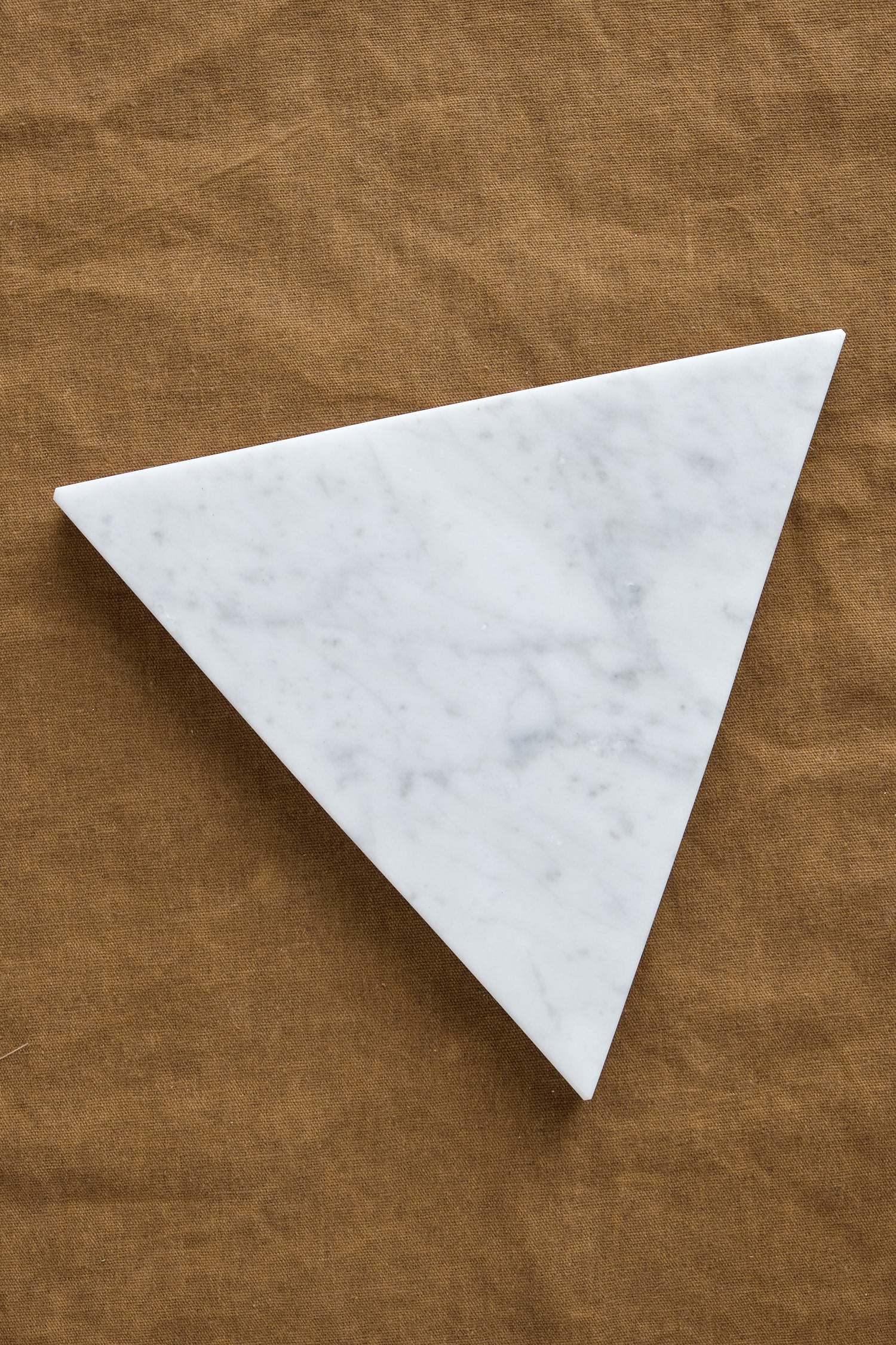 Triangle Stone Trivet from above