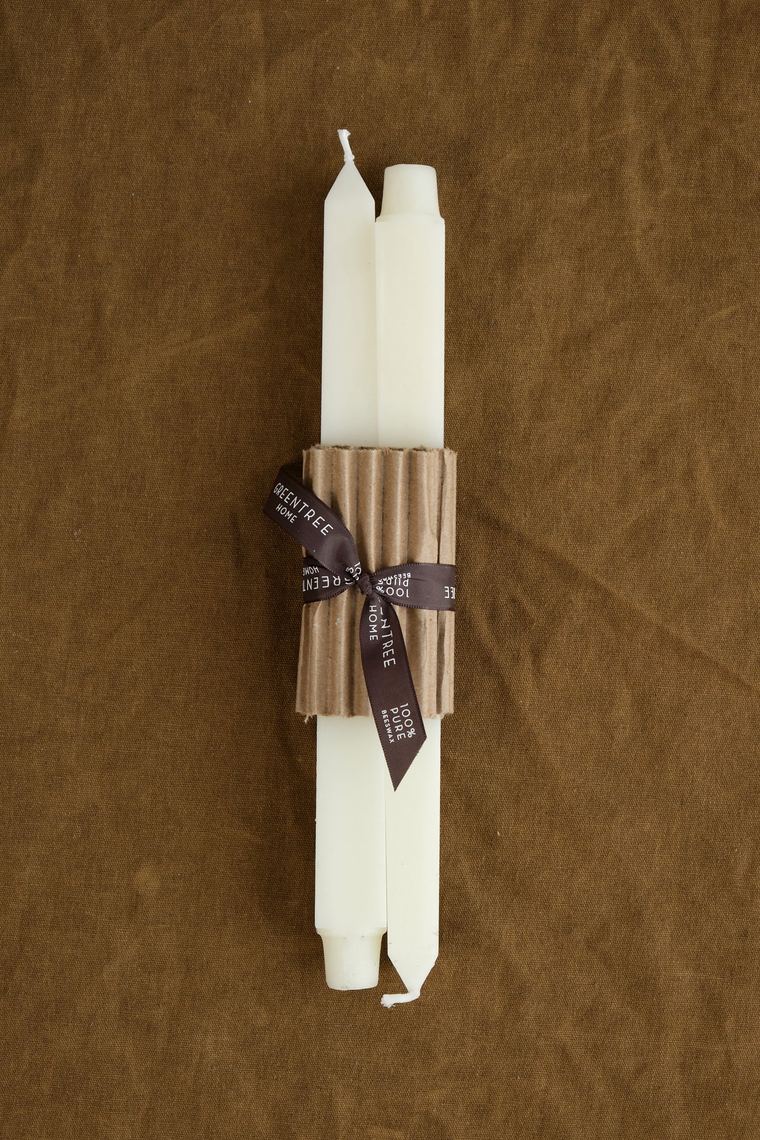 Cream Square Tapers Candle