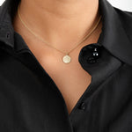 Carrie Hoffman Gold Coin Necklace