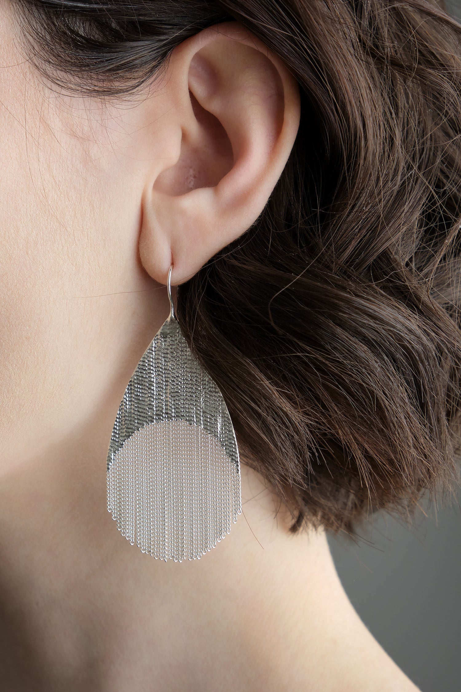 Egg Earrings in Sterling Silver