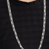 Hannah Keefe Jewelry Necklaces Mesh Necklace in Silver Silver