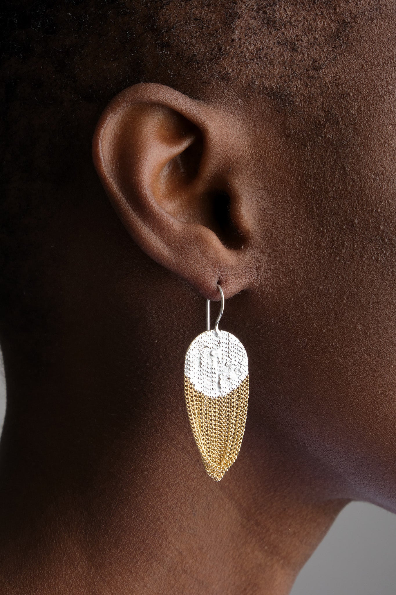 two toned earrings