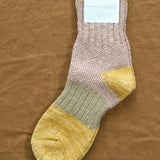 Hansel From Basel Accessories Socks and Tights Dapple Crew Socks Flax