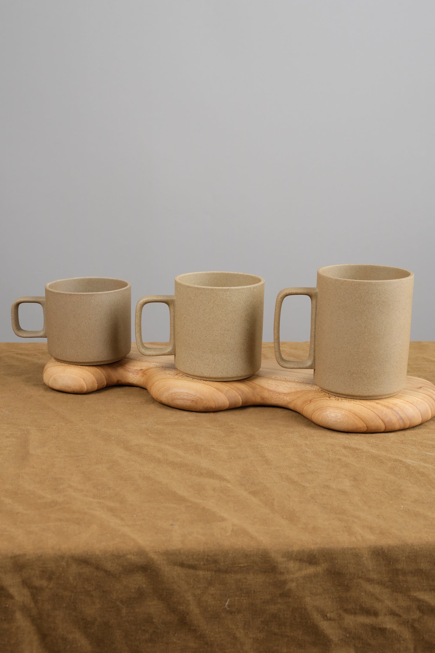 Hasami mugs in natural