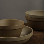 Hasami Porcelain Home Kitchen Dishware Large Round Bowl Natural / 8.5/8" D X 2" H