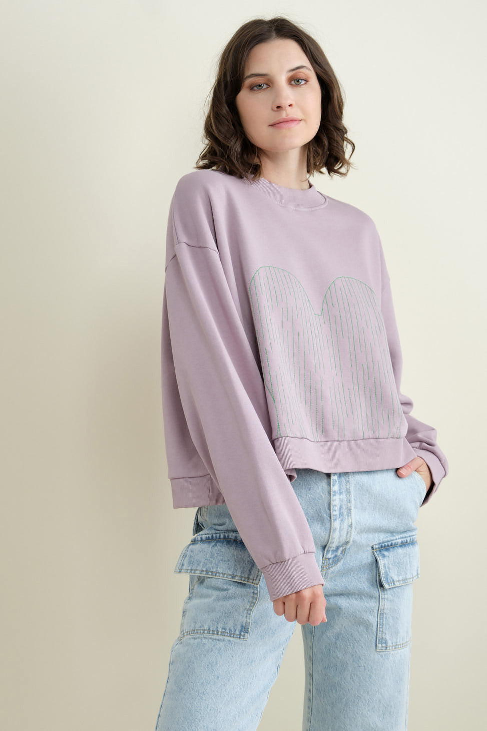 Picnic Sweatshirt in Nirvana Purple