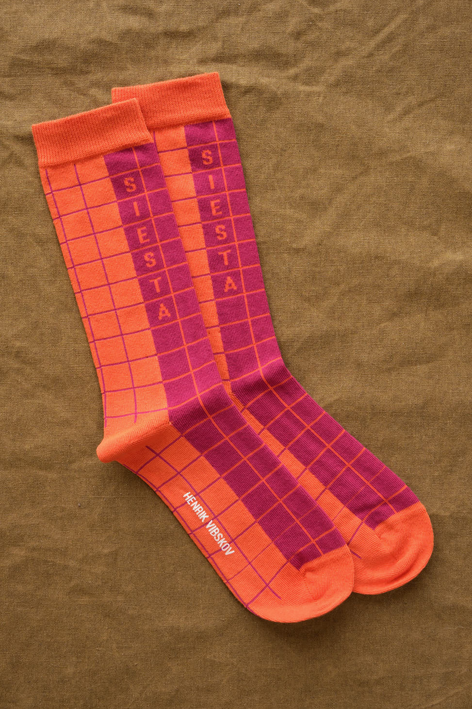 Half Grid Socks