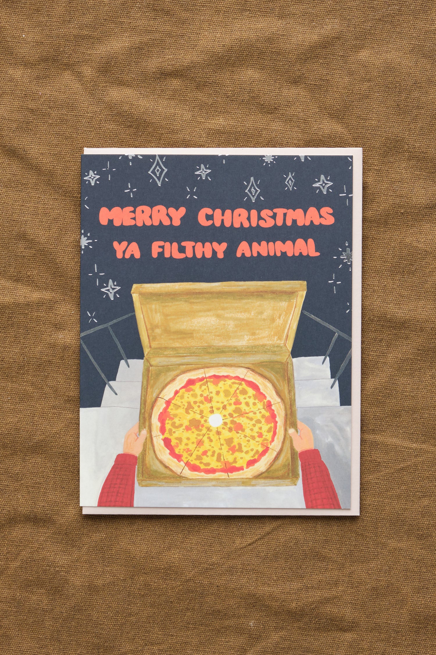 Lovely Cheese Pizza Card